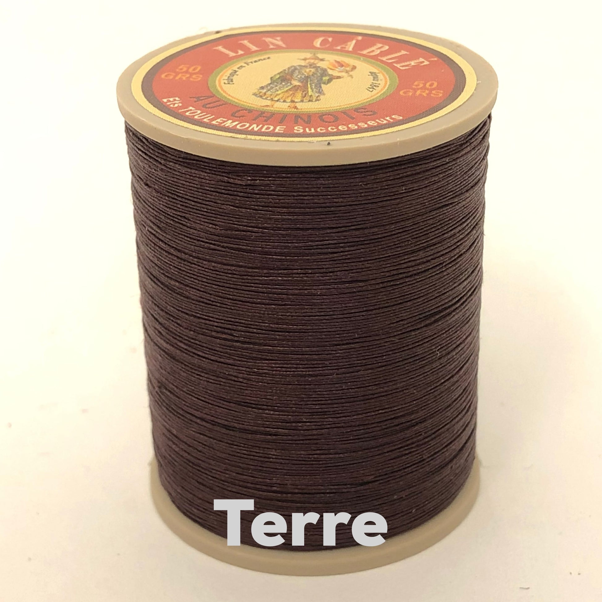 Fil Au Chinois Lin Cable, Waxed Linen Thread, Duck (863) 